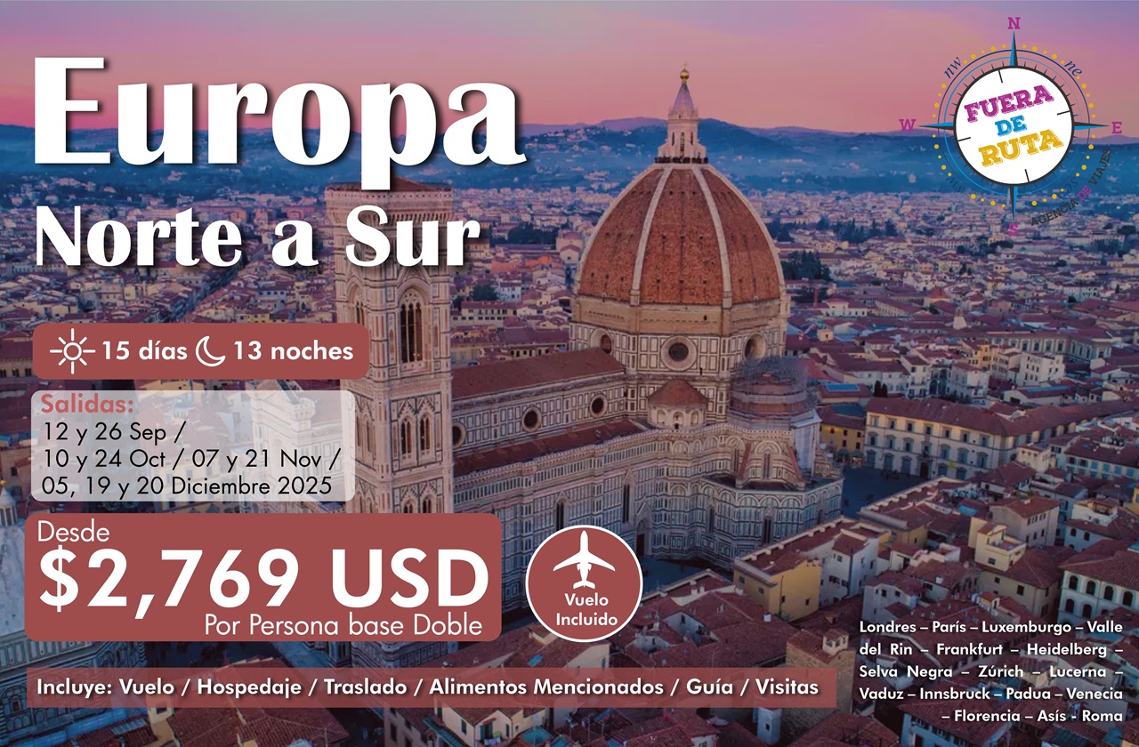 Europa de Norte a Sur